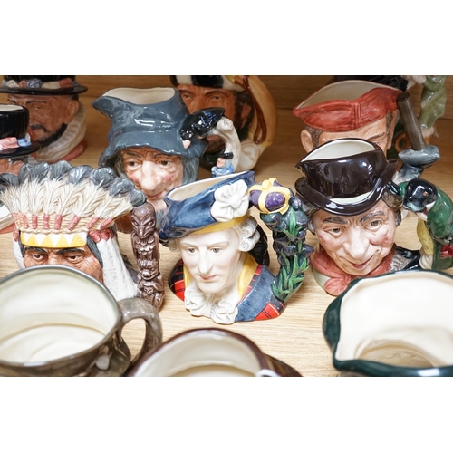 521 - Fourteen Royal Doulton large character jugs