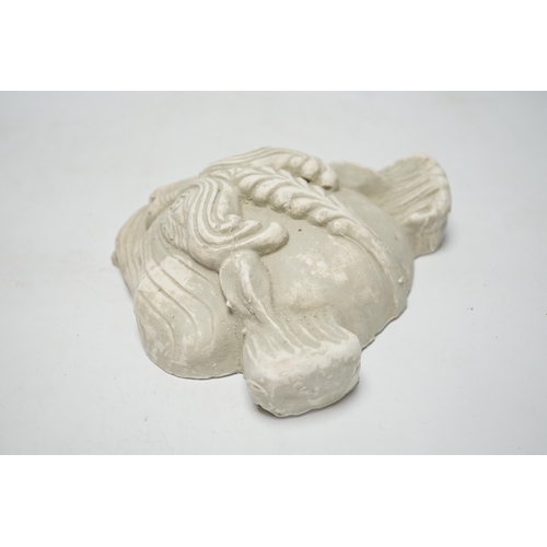 534 - An Eduardo Paolozzi plaque, Lion's head, 19cm high