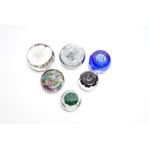 578 - Six 20th century paperweights