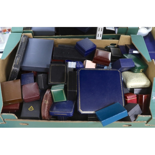 921 - A large quantity of assorted jewellery boxes.