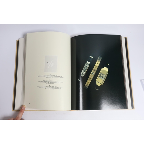 924 - George Gordon- A Century of Cartier Wristwatches, published in 1989, with certificate.