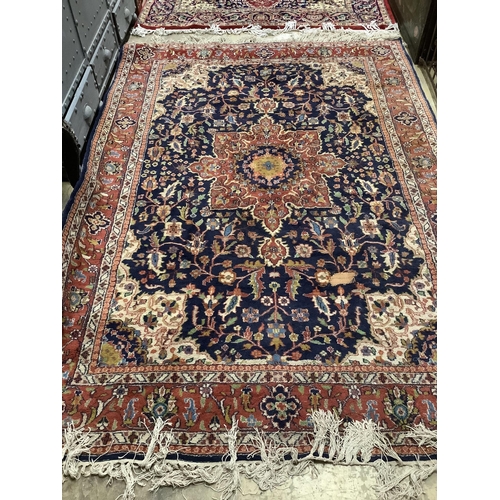 1087 - A Tabriz style ground rug, 216 x 156cm