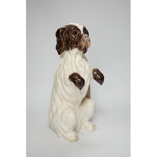 1251 - A 'Martel' pottery model of a dog, 33cm