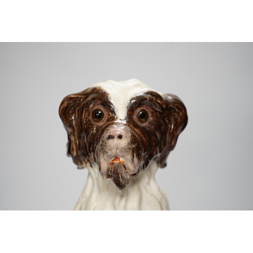 1251 - A 'Martel' pottery model of a dog, 33cm