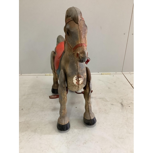 205 - A tinplate hobby horse 'Mobo', height 74cm.