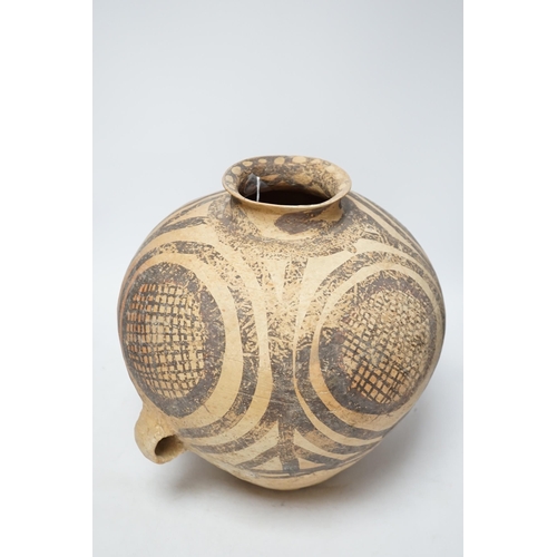 269 - A large Chinese black painted pottery jar, Neolithic, Machang period, with Oxford Thermoluminescence... 