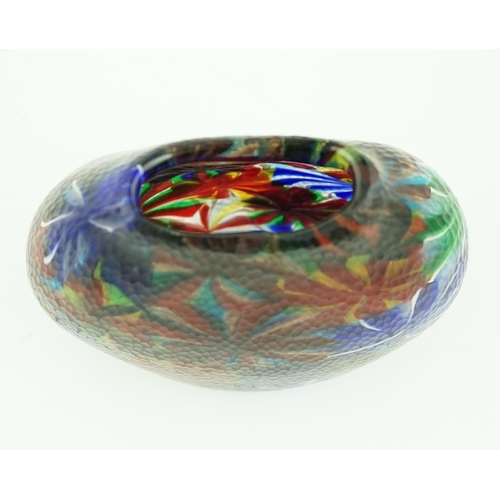 371 - ** ** After Pollio Perelda (1915-1984). A Murano glass Murrine Stellato vase, with star shaped mosai... 