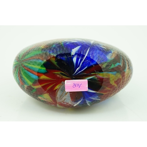 371 - ** ** After Pollio Perelda (1915-1984). A Murano glass Murrine Stellato vase, with star shaped mosai... 