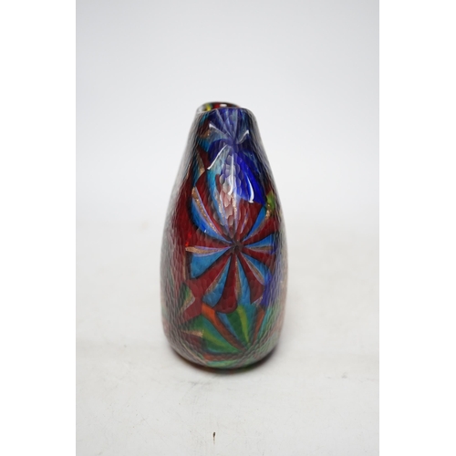 371 - ** ** After Pollio Perelda (1915-1984). A Murano glass Murrine Stellato vase, with star shaped mosai... 