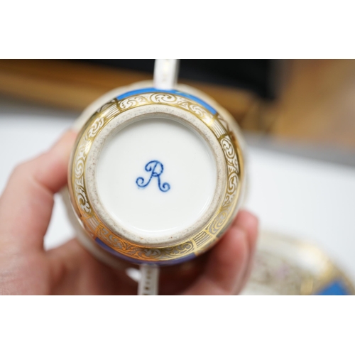 Dresden and Berlin chocolate cups, covers and trembleuse saucers (2)