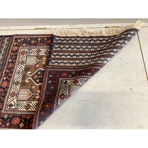 1044 - A Turkish polychrome geometric rug, 150 x 85cm