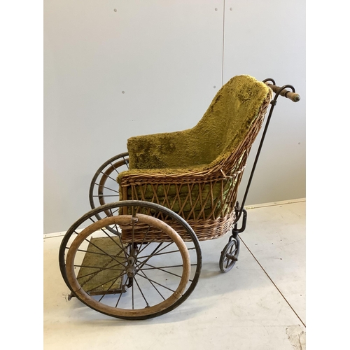 143 - A late Victorian invalid's chair by Fry & Sons, height 100cm