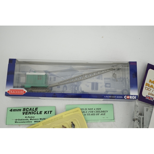 255 - A collection of packeted white metal and plastic 00 gauge model railway kits by Dapol, 4mm Scale Veh... 