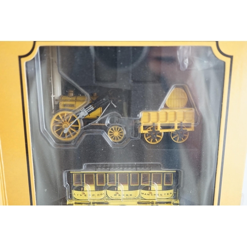 263 - A Hornby Hobbies 00 gauge Rocket train pack (R3810), comprising of Stephensons locomotive Rocket an... 