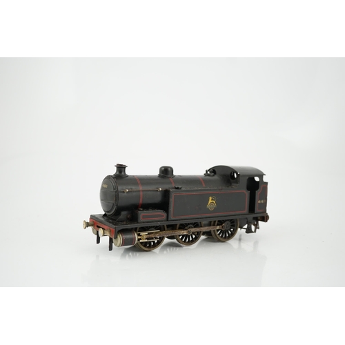 274 - A Bassett-Lowke 0 gauge BR 0-6-0T locomotive for 3-rail running, in lined black livery, 41611