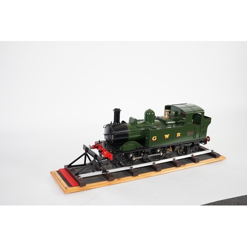 276 - A Kingscale by Silver Crest Models 5 inch gauge coal fired live steam GWR Class 14xx 0-6-0T locomoti... 