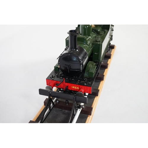 276 - A Kingscale by Silver Crest Models 5 inch gauge coal fired live steam GWR Class 14xx 0-6-0T locomoti... 