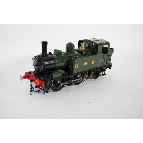 276 - A Kingscale by Silver Crest Models 5 inch gauge coal fired live steam GWR Class 14xx 0-6-0T locomoti... 