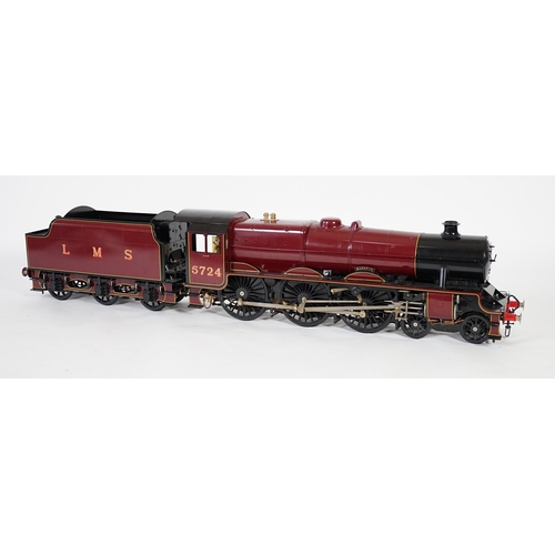 277 - A Kingscale by Silver Crest Models 5 inch gauge coal fired live steam LMS Jubilee Class 4-6-0 locomo... 