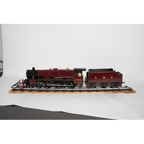 277 - A Kingscale by Silver Crest Models 5 inch gauge coal fired live steam LMS Jubilee Class 4-6-0 locomo... 