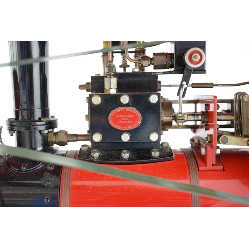 281 - A Maxwell Hemmens one inch scale coal fired Showman's Engine. A single cylinder slide valve engine w... 