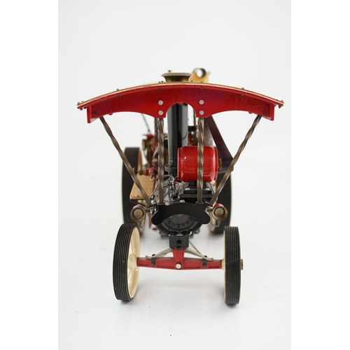 281 - A Maxwell Hemmens one inch scale coal fired Showman's Engine. A single cylinder slide valve engine w... 