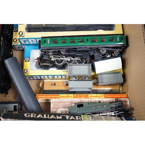 290 - A collection of 00 gauge model Railway by Graham Farish, Exley, etc. including two locomotives; a GW... 