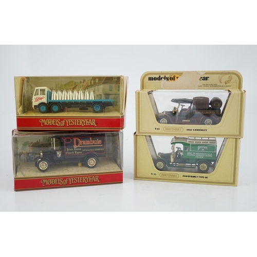 294 - Sixty-six Matchbox Models of Yesteryear, in cream or maroon era boxes, including cars, commercial ve... 