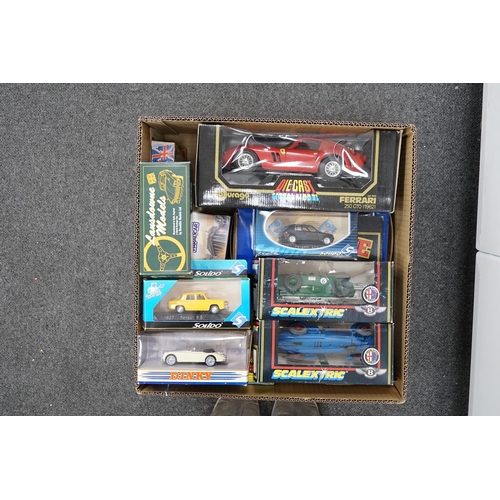 296 - Twenty boxed diecast, white metal, etc. model vehicles including; a Lansdowne Models MG Saloon Type ... 