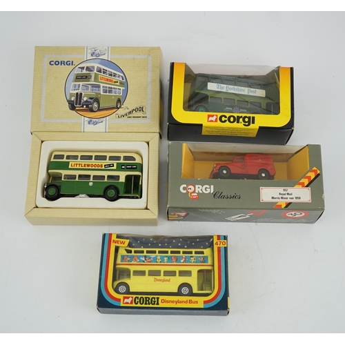 298 - Thirty-three boxed Corgi Classics, etc. diecast buses, coaches and commercial vehicles, operators in... 