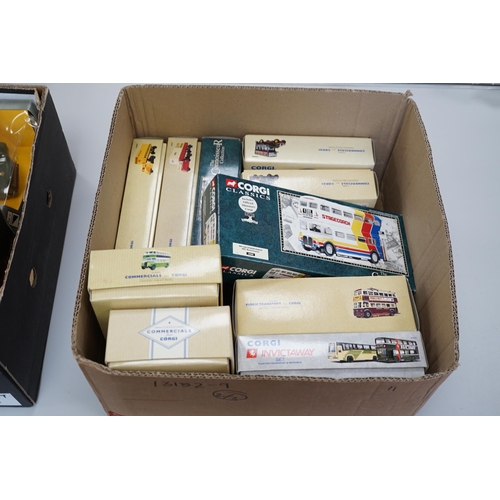 298 - Thirty-three boxed Corgi Classics, etc. diecast buses, coaches and commercial vehicles, operators in... 