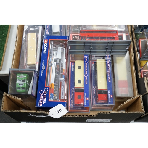 301 - Forty-one boxed Corgi OOC diecast buses and coaches, etc. operators including; Brighton and Hove, Br... 