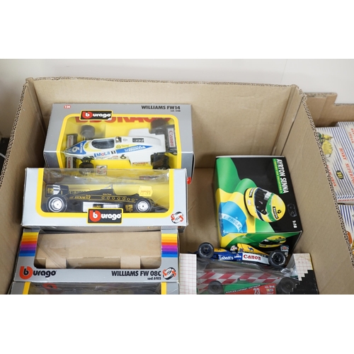 306 - Twenty-one diecast motor racing related models by Onyx, Minichamps, Bburago, etc. including; three O... 