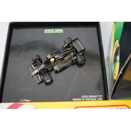 306 - Twenty-one diecast motor racing related models by Onyx, Minichamps, Bburago, etc. including; three O... 