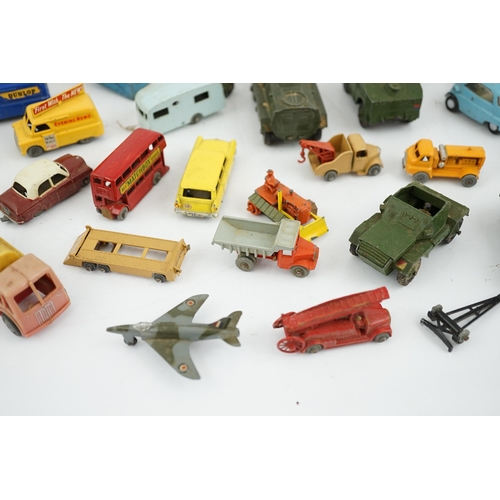 311 - Thirty-eight diecast vehicles by Dinky Toys, Corgi Toys, Matchbox, etc. including a Spot-On BMW Iset... 