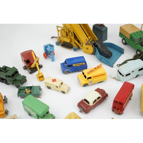 311 - Thirty-eight diecast vehicles by Dinky Toys, Corgi Toys, Matchbox, etc. including a Spot-On BMW Iset... 