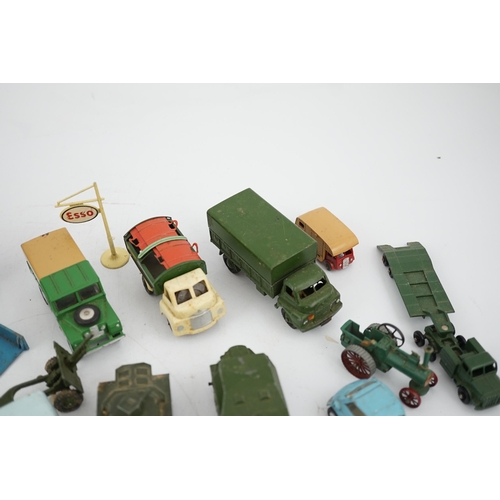 311 - Thirty-eight diecast vehicles by Dinky Toys, Corgi Toys, Matchbox, etc. including a Spot-On BMW Iset... 