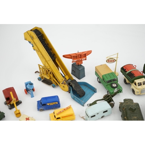 311 - Thirty-eight diecast vehicles by Dinky Toys, Corgi Toys, Matchbox, etc. including a Spot-On BMW Iset... 