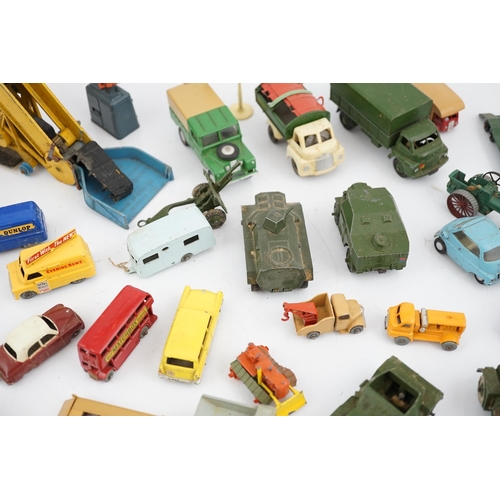 311 - Thirty-eight diecast vehicles by Dinky Toys, Corgi Toys, Matchbox, etc. including a Spot-On BMW Iset... 