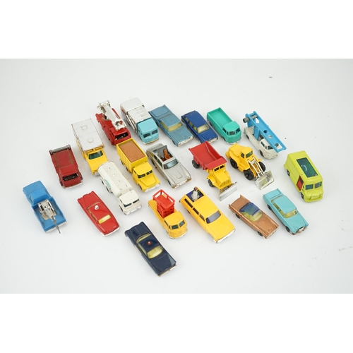 312 - A collection of mainly 1960s diecast vehicles, including twenty-two Husky vehicles, Matchbox Series,... 