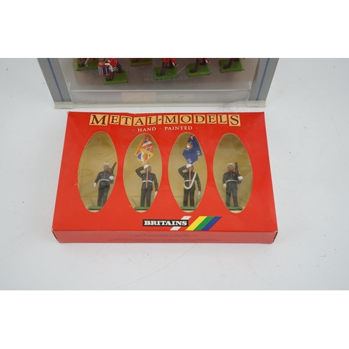 326 - Twelve boxed 1980s and later Britains soldier sets including; two 21st Lancers (8807), U.S. Marine C... 