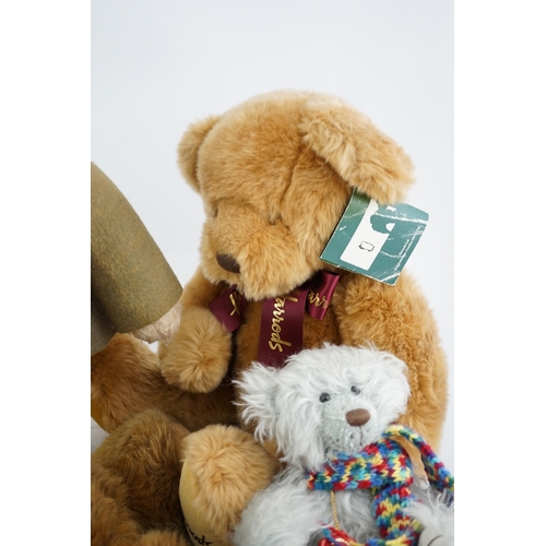 337 - An early Paddington bear, a Harrods bear and a Steiff Super Molly Herman Teddy (4)