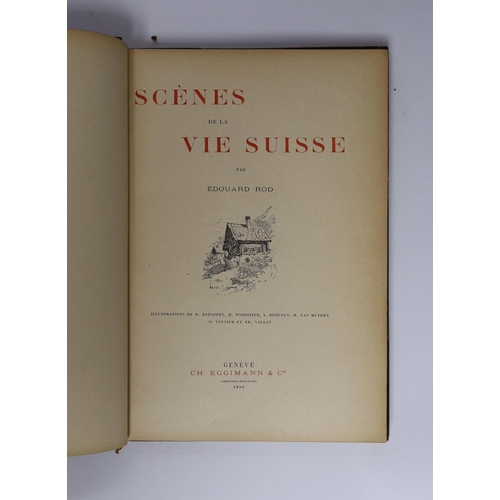 405 - ° ° Scenes De La Vie Swiss by Édouard Rod