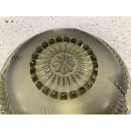 477 - An R. Lalique 'Montigny' glass bowl, 30.5cm diameter