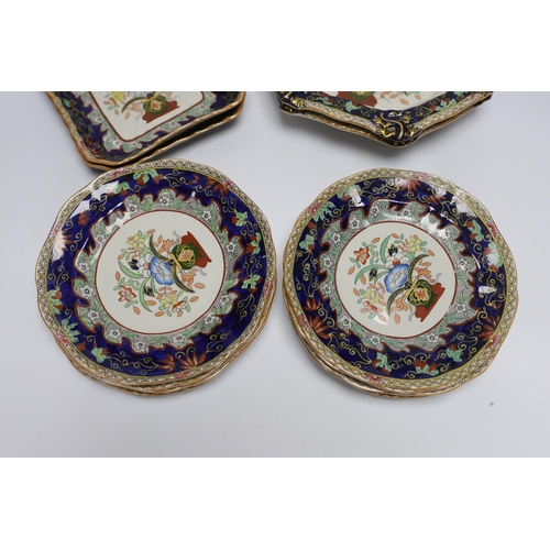 500 - An Edwardian Mason's ironstone dessert service