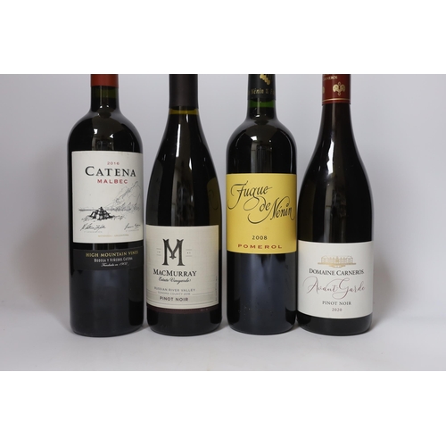 538 - Ten bottles of wine - five bottles of Macmurray Pinot noir, three bottles of Catena Malbec (2015,201... 