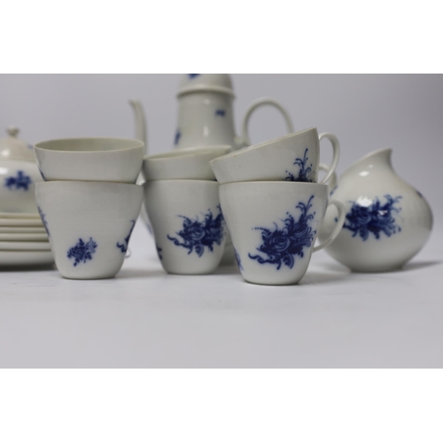 569 - A Rosenthal blue and white coffee set