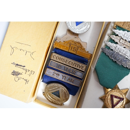 636 - A WWII group of three medals to Harry Thomas Williams, Parachute Regiment together with his post-war... 