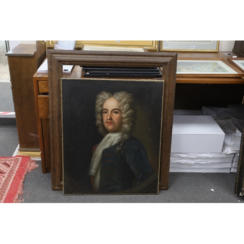 685 - Early 18th century, English School, oil on canvas, Portrait of a gentleman, possibly Charles Talbot,... 