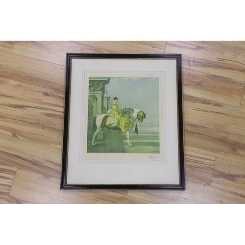 778 - Sir Alfred James Munnings P.R.A., R.W.S. (British, 1878-1959), limited edition print, The Drummer... 